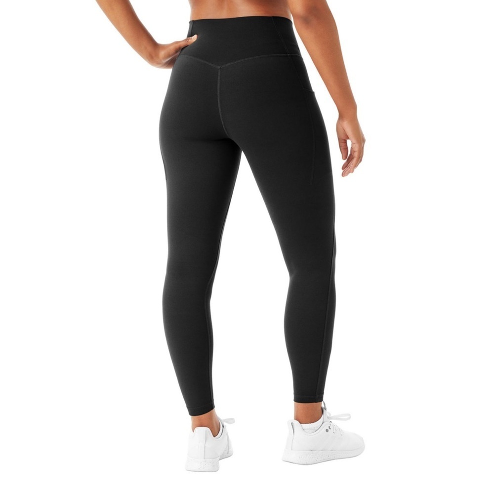 New Women’s Black High Rise Athletic Leggings Member’s Mark Size XS